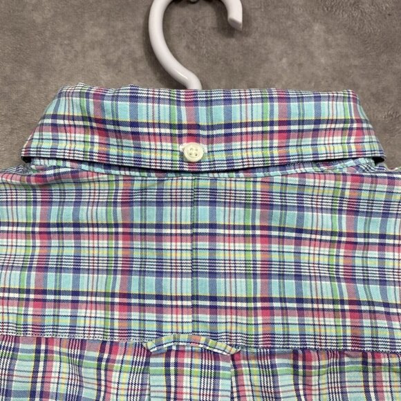 Ralph Lauren Button Down Shirt Mens XL Pastel Plaid L/S Casual Preppy - Picture 9 of 10